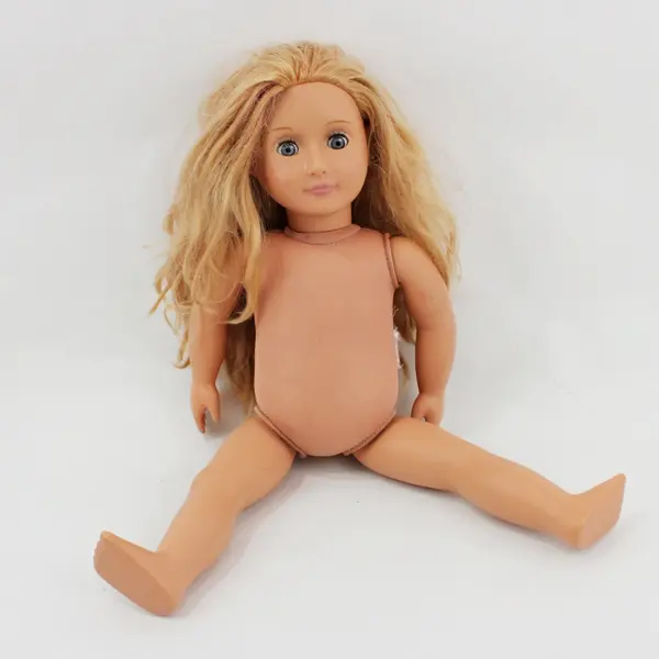 Lot of 3 Our Generation 18-Inch Dolls Brunette Blonde Pre-Owned