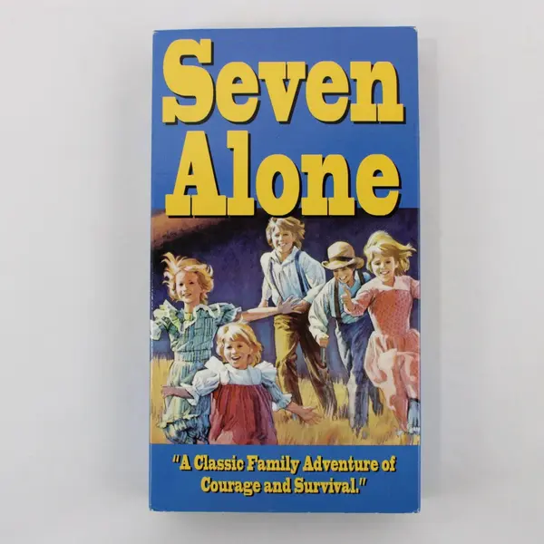 Seven Alone VHS Tape 1999, #70413-A Classic Family Adventure of Courage/Survival