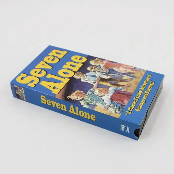 Seven Alone VHS Tape 1999, #70413-A Classic Family Adventure of Courage/Survival
