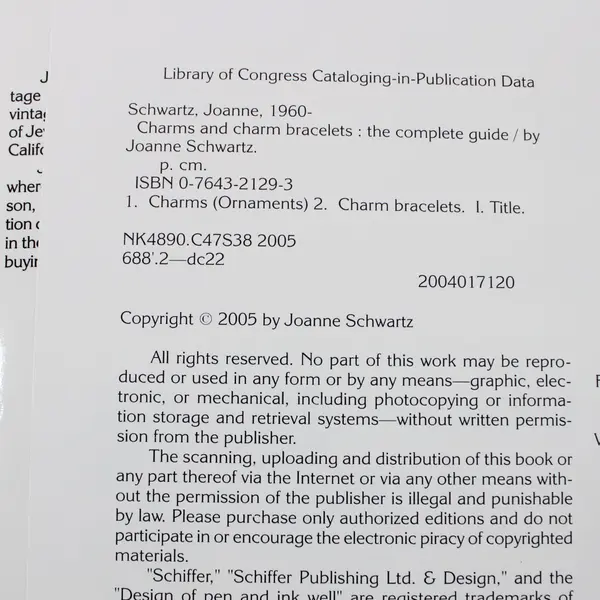 Charms and Charm Bracelets The Complete Guide Joanne Schwartz 2005 HC DJ