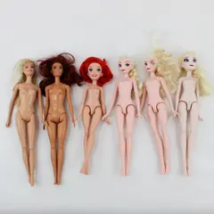 Lot of 6 Fashion Dolls for Parts Repair DIY Crafts