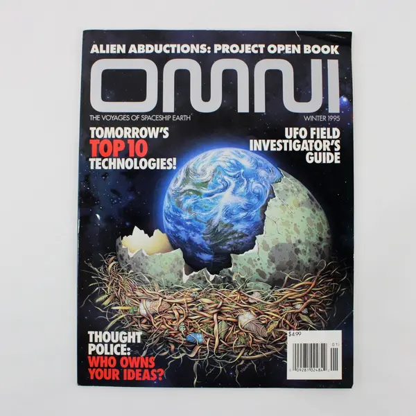 OMNI Magazine Winter 1995 Featuring Alien Abductions Project Open Book 