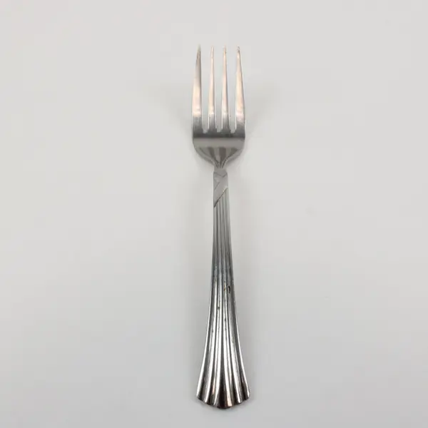 Farberware Heron Stainless Steel Salad Fork 7.25" Used