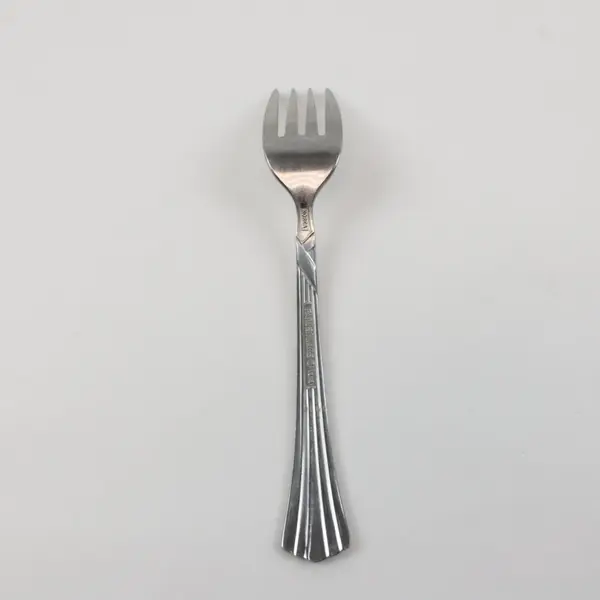 Farberware Heron Stainless Steel Salad Fork 7.25" Used
