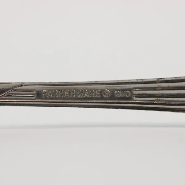 Farberware Heron Stainless Steel Salad Fork 7.25" Used