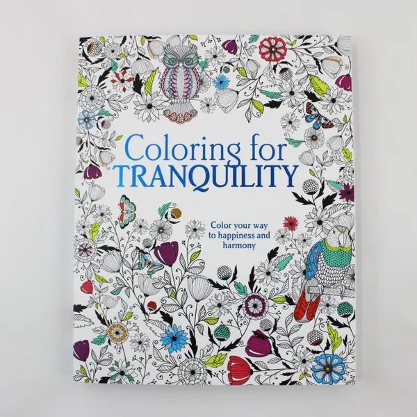 Coloring for Tranquility Happiness Harmony Beth Kalynka 2015 PB Unused
