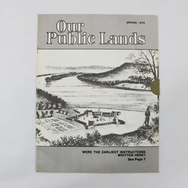 Lot of 2 Our Public Lands Dept of Interior Publication Spring & Summer 1974 