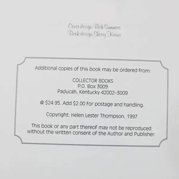 VTG Sewing Tools & Trinkets Collector's Identification & Value Guide 1997 HC