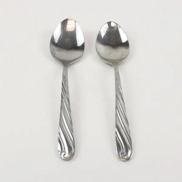 Farberware Swirl Stainless Steel Teaspoons Set of 2