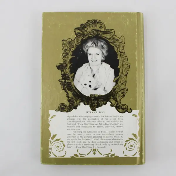 Flow Blue China II Revised Edition Petra Williams Hardcover Book