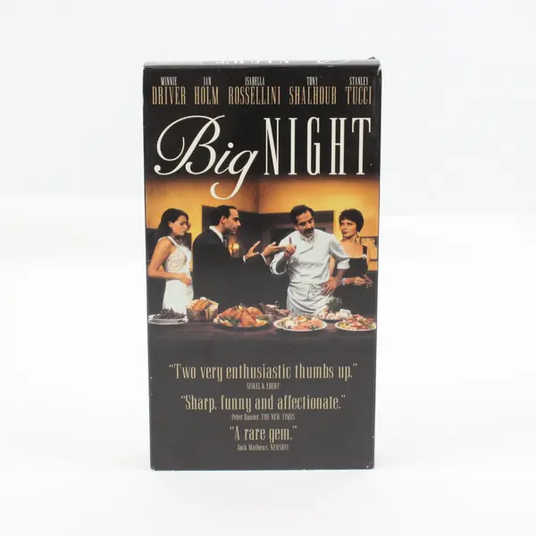 Big Night VHS Movie 1997, # 81013 