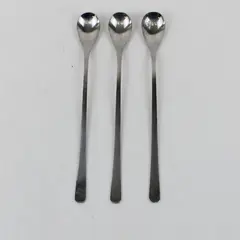 Set of 3 WMF Edelstahl Rostfrei Cocktail Spoons Stainless Steel