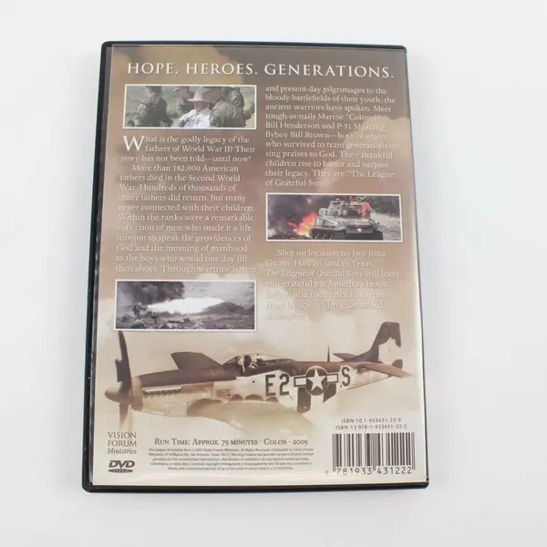 The League of Grateful Sons DVD 2005, Vision Forum Ministries 