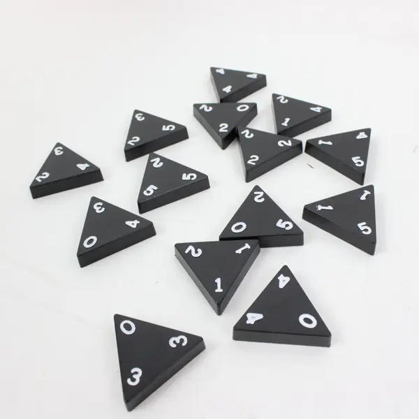 Tri-Ominos Triangle Domino Game Tile Matching Family Board Game