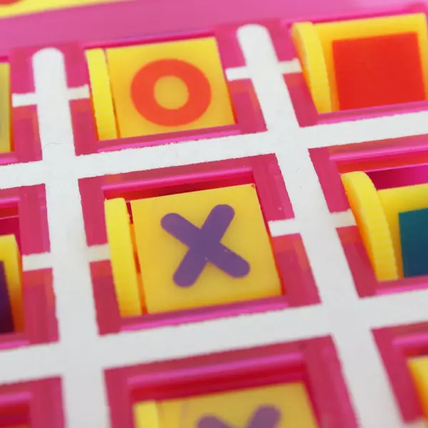Easy Tic-Tac-Toe Pocket Travel Game Board