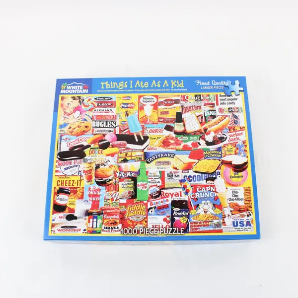 White Mountain Things I Ate As A Kid 1000 Piece Jigsaw Puzzle