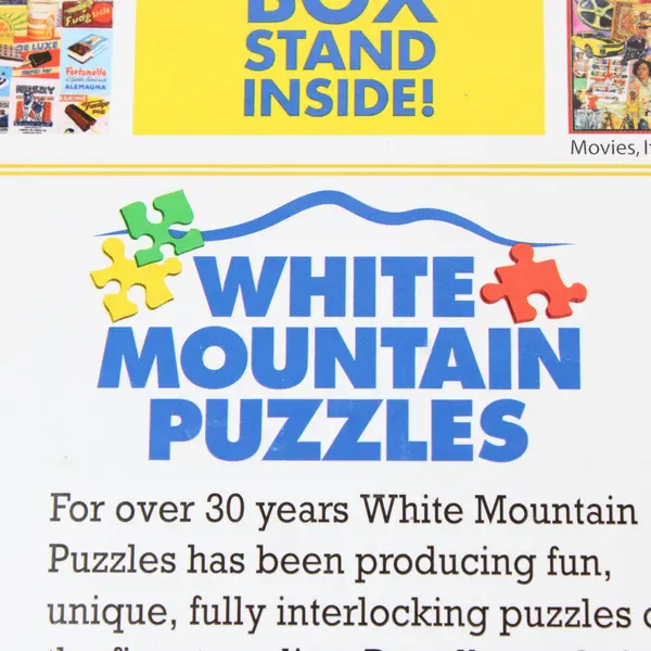 White Mountain Things I Ate As A Kid 1000 Piece Jigsaw Puzzle