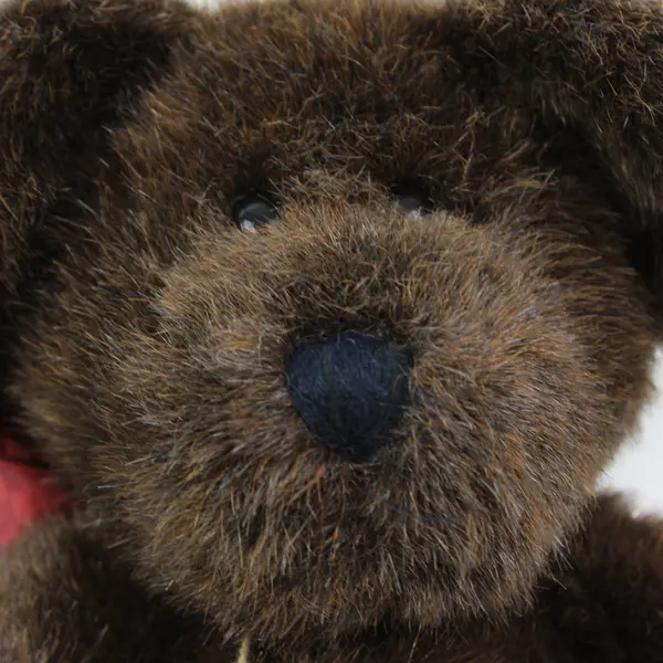 Boyds Bears Abercrombie B. Beanster Plush Teddy Bear Brown Red Bow 18in Hangtag