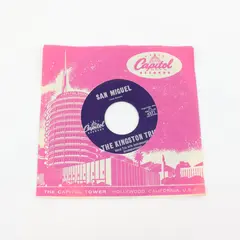 The Kingston Trio San Miguel/A Worried Man 7" Vinyl 45 RPM Capitol 1959