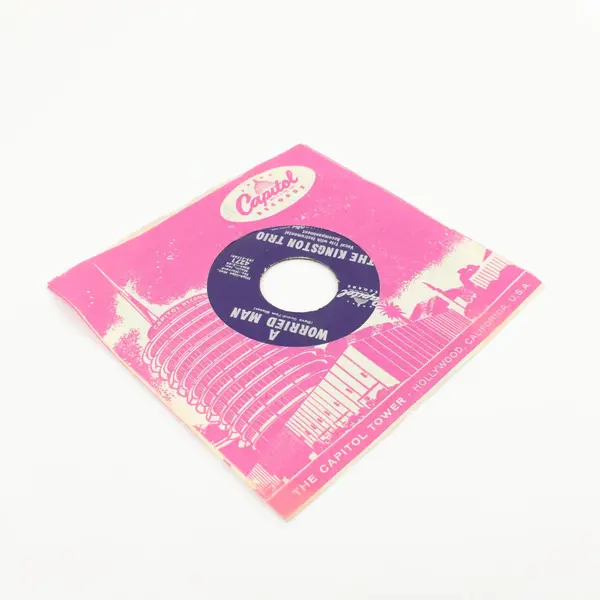 The Kingston Trio San Miguel/A Worried Man 7" Vinyl 45 RPM Capitol 1959