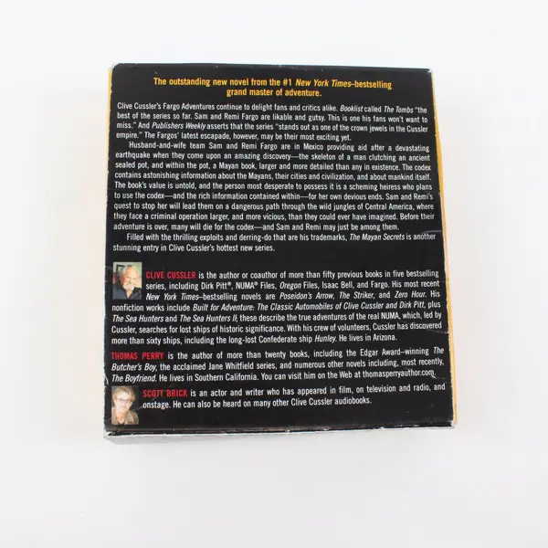 The Mayan Secrets Audiobook 9 CDs 2013 Clive Cussler Thomas Perry