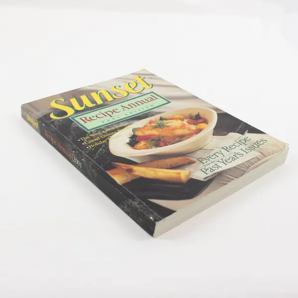 Sunset Recipe Annual 2001 Edition Cookbook PB Every Recipe From 2000 Paperback