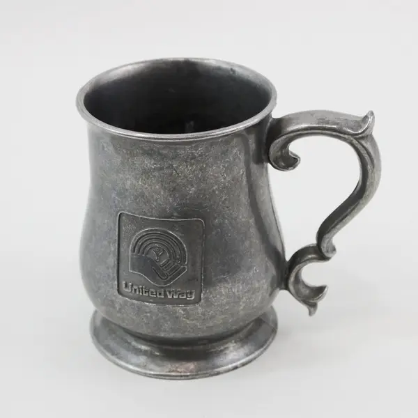 Vintage United Way Pewter Mug Collectible Drinkware
