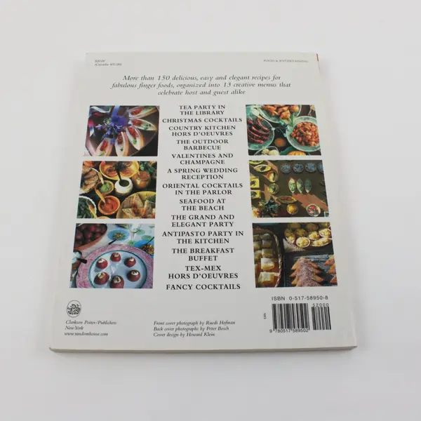 Vintage Martha Stewart's Hors d'Oeuvres 1984 First Edition Paperback Cookbook