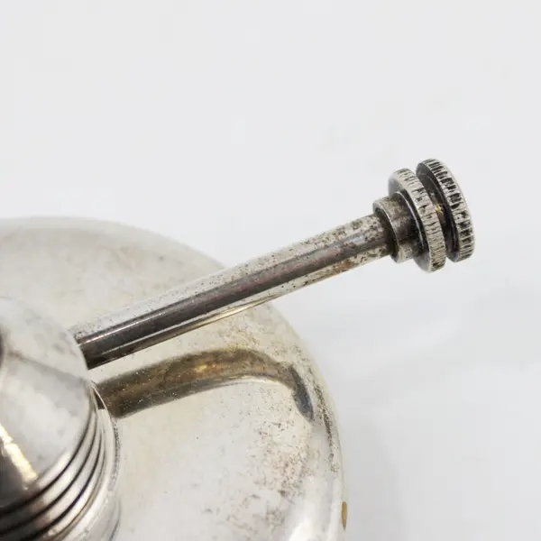 Vintage Silver Plated Alcohol Burning Jewelers Lamp