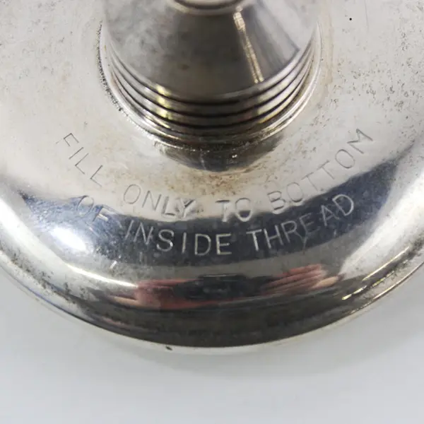 Vintage Silver Plated Alcohol Burning Jewelers Lamp