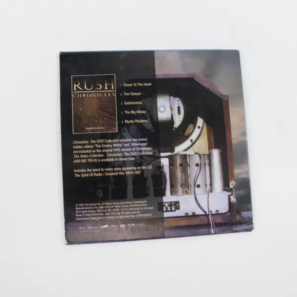 Rush The Spirit of Radio Greatest Hits 1974-1987 DVD Sampler