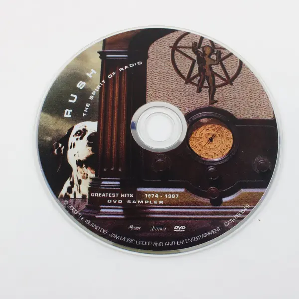 Rush The Spirit of Radio Greatest Hits 1974-1987 DVD Sampler