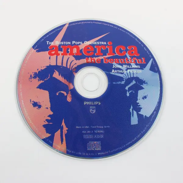 America the Beautiful CD by The Boston Pops Orchestra 1996, #454-391-2 