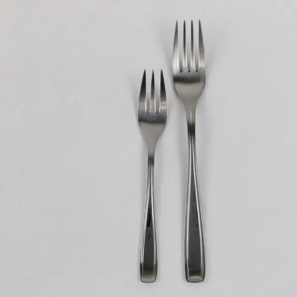 Lot of 2 WMF Cromargan WMF186 Stainless Steel Salad & Dinner Forks