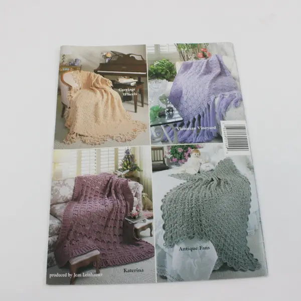 American School of Needlework Afghan Elegance Ann Kirtley Crochet #1129 1992 PB