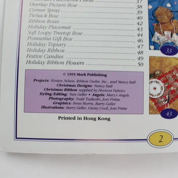 The Ultimate Ribbon and Bow Book Easy Projects for Beginners Crafts 1995 PB