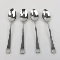 WMF CROMARGAN WMF119 Oval Soup Spoons Stainless Steel Set of 4
