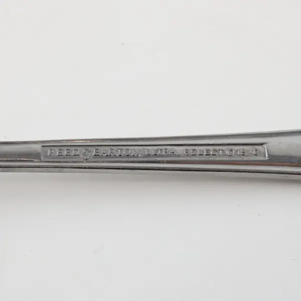 Lot of 2 Reed & Barton Stainless Flatware Dinner Fork Teaspoon