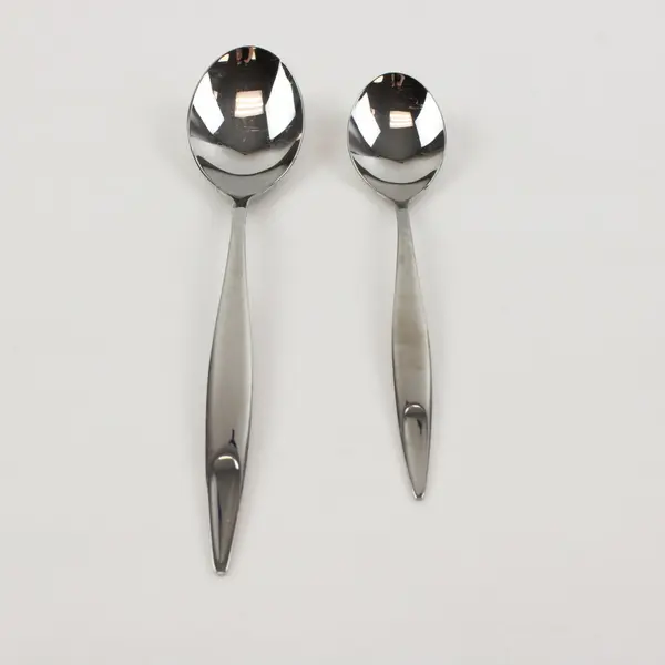 Lot of 2 WMF Cromargan Korea Pattern Stainless Steel Spoons