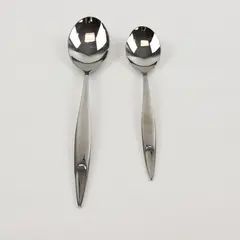 Lot of 2 WMF Cromargan Korea Pattern Stainless Steel Spoons