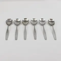 Henckels Azur Stainless Steel Round Soup Spoons Set of 6
