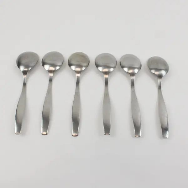 Henckels Azur Stainless Steel Round Soup Spoons Set of 6