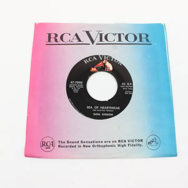 Don Gibson Sea of Heartbreak /I Think it's Best RCA Victor 7" Single 1961
