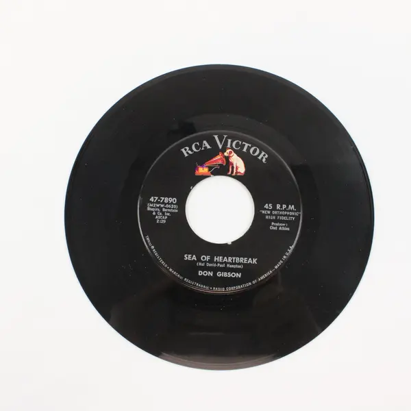 Don Gibson Sea of Heartbreak /I Think it's Best RCA Victor 7" Single 1961