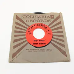 Marty Robbins Don't Worry / Like All the Other Times Columbia 4-41922 7" 45 RPM