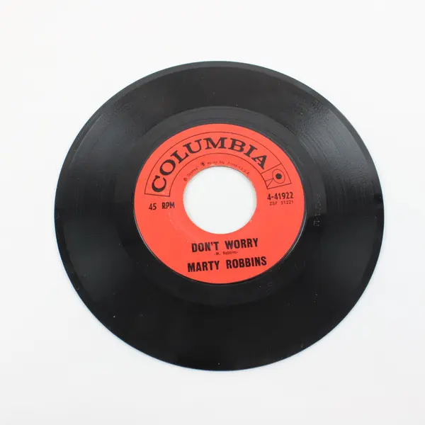 Marty Robbins Don't Worry / Like All the Other Times Columbia 4-41922 7" 45 RPM