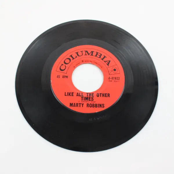 Marty Robbins Don't Worry / Like All the Other Times Columbia 4-41922 7" 45 RPM
