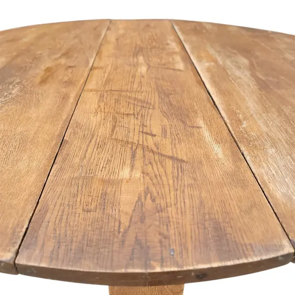 Vintage Oak Oval Gateleg Drop Leaf Folding Dining Table - Local Pickup Only