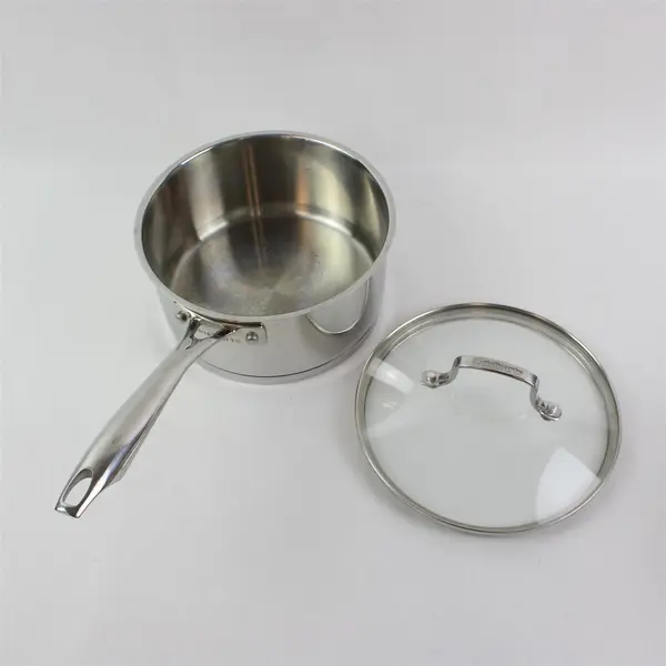 Cuisinart 6 Pc Stainless Steel Cookware Set Pots Pans Lids