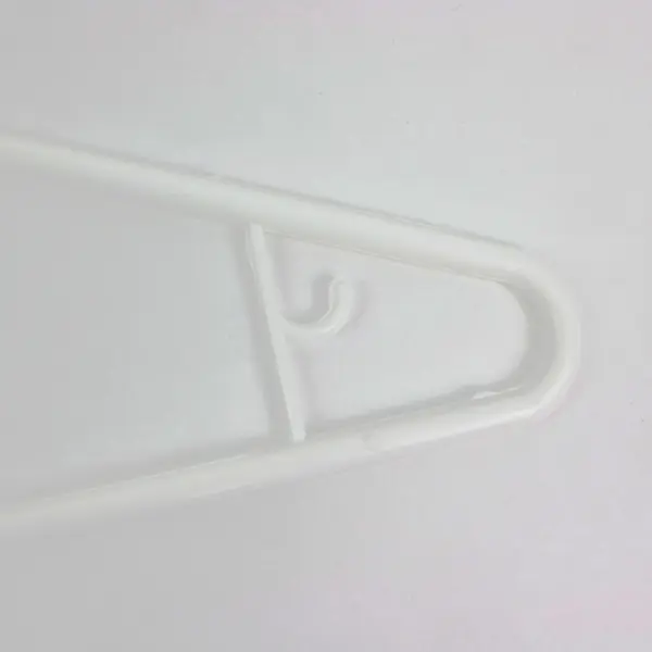 Lot of 20 White Plastic Clothes Hangers Closet Storage Organizer